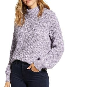 Caslon LS MOCK NK NEP PULLOVER